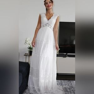 NWT A-Line Lace Wedding Dress Size 16W